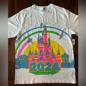 Disney Parks 2024 Neon Tshirt